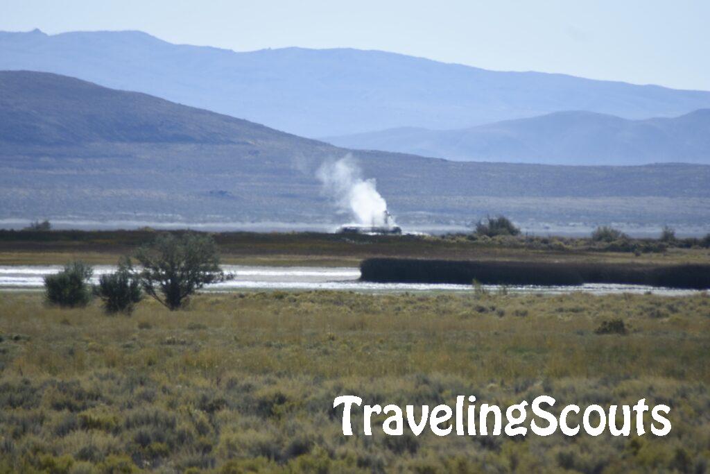 Fly Geyser Steaming