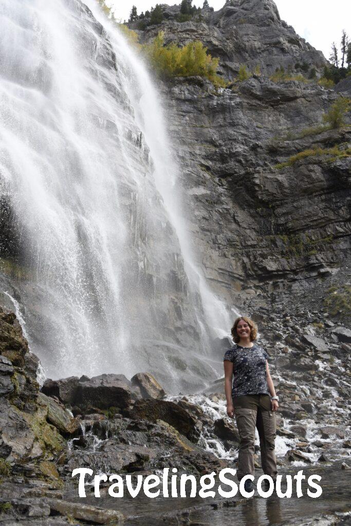 Mathilde and Bridal Veil Falls