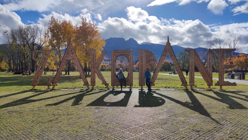 Zakopane sign