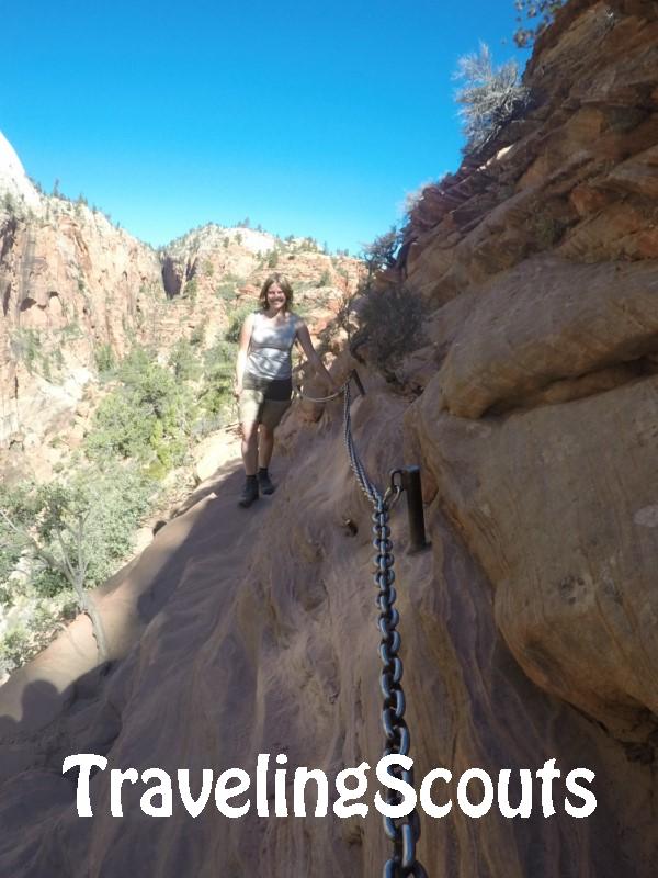 Mathilde @ Angels Landing trail