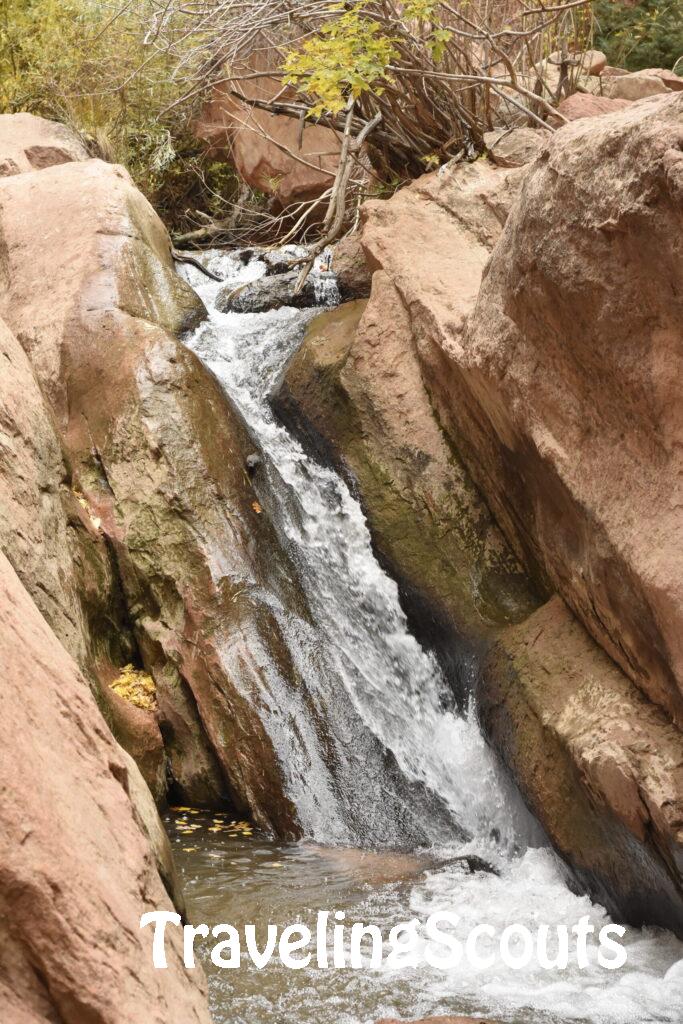 Kanarra creek waterfall