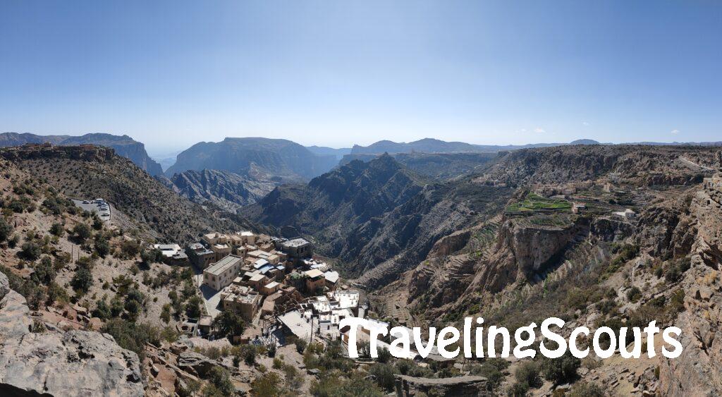 Uitzicht Misfa al Abriyyin