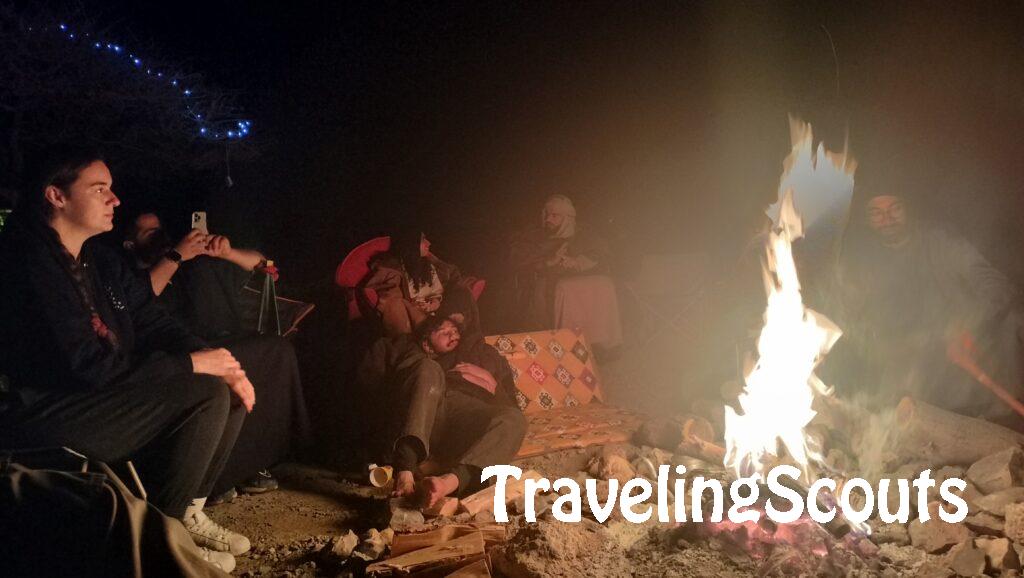kampvuur met Wander.ae